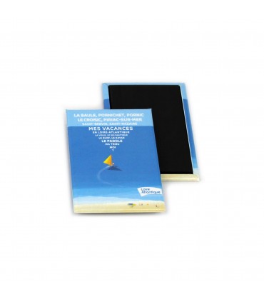 Magnet bouton rectangle français