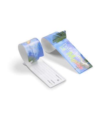 Etiquette à bagages française