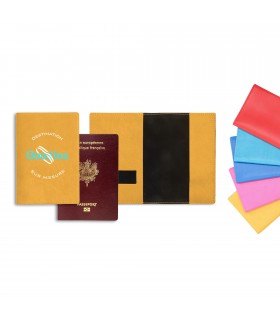 Protège passeport simili cuir