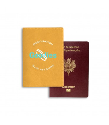 Protège passeport simili cuir