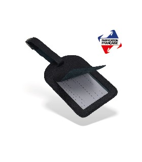 ÉTIQUETTE A BAGAGE SIMILI CUIR - MADE IN FRANCE - MIF2S