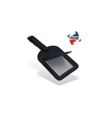 ÉTIQUETTE A BAGAGE SIMILI CUIR - MADE IN FRANCE - MIF2S