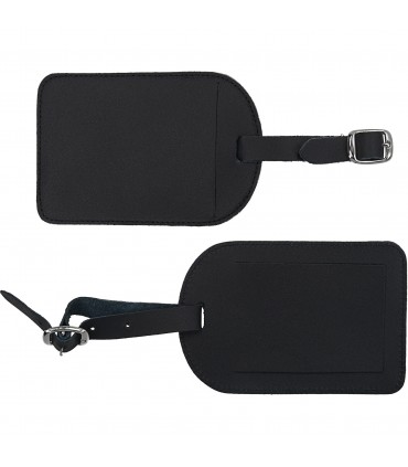 ÉTIQUETTE A BAGAGE SIMILI CUIR - MADE IN FRANCE - MIF2S