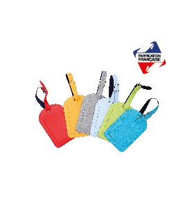 ÉTIQUETTE A BAGAGE EN COULEUR - MADE IN FRANCE - MIF2COUL