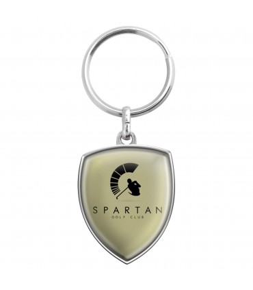 PORTE-CLÉS ZAMAC FORME BLASON - RUKC15