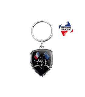 PORTE-CLÉS ZAMAC FORME BLASON - RUKC15