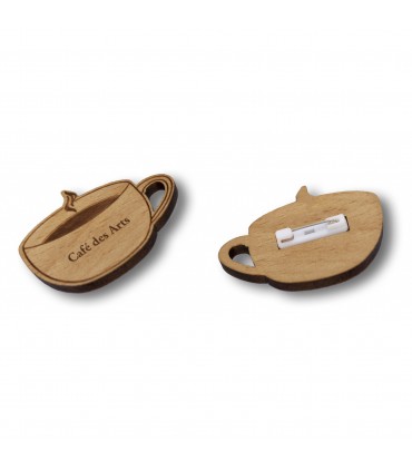 BADGE EN BOIS - BADBOIS