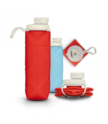 BOUTEILLE GOURDE EN SILICONE PLIABLE 60 CL - GO484