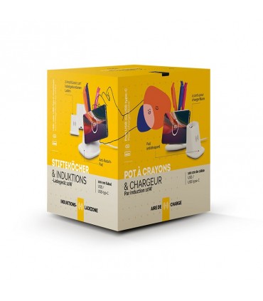 CHARGEUR INDUCTION OU CABLE POT A CRAYONS - CHU465