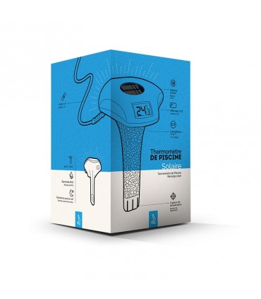 THERMOMETRE DE PISCINE A RECHARGE SOLAIRE - TH446