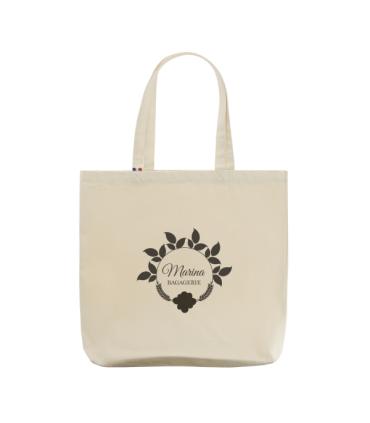 Grand tote bag en coton 240g  fabriqué en France