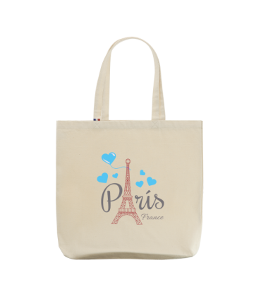 Grand tote bag en coton 240g  fabriqué en France