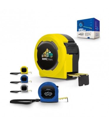 MESURE : METRE RUBAN JAUNE 3m X 16 mm COQUE PLASTIQUE - MR314