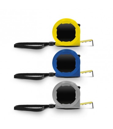 MESURE : METRE RUBAN JAUNE 5 m X 19 mm COQUE PLASTIQUE -  MR514