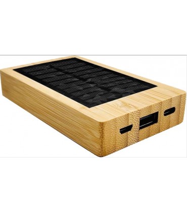 BATTERIE EXTERNE SOLAIRE BOIS - BTE855