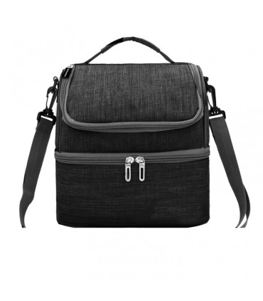 Sac isotherme 2 compartiments en matière recyclée