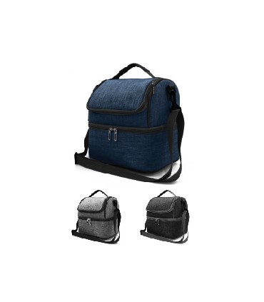 Sac isotherme 2 compartiments en matière recyclée