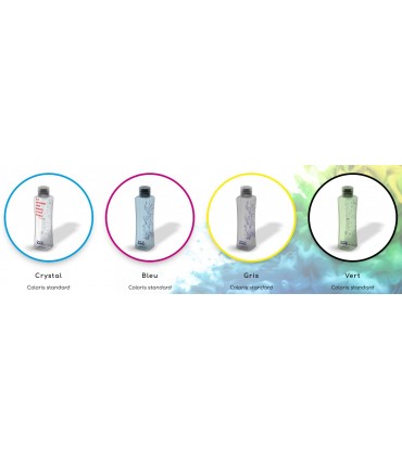 Bouteille nomage 100% recyclée et recyclable 100% française