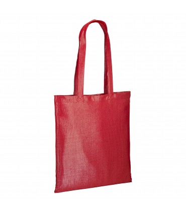 SHOPPER EN POLYCOTON BRILLANT 38 x 42 cm anses longues - 2111302