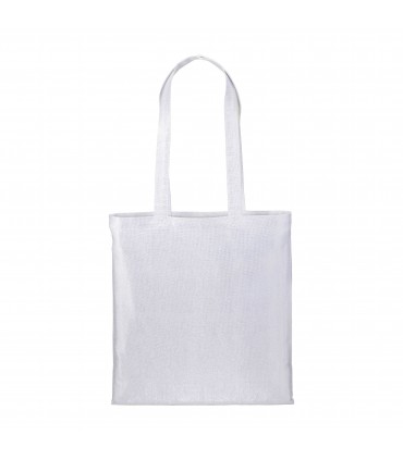 SHOPPER EN POLYCOTON BRILLANT 38 x 42 cm anses longues - 2111302