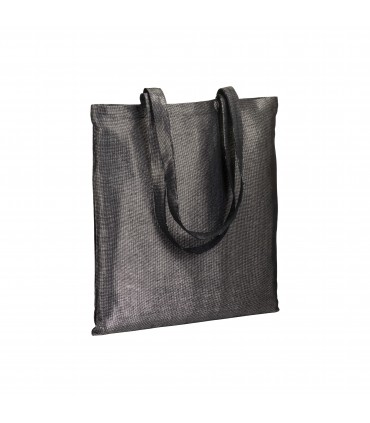 SHOPPER EN POLYCOTON BRILLANT 38 x 42 cm anses longues - 2111302