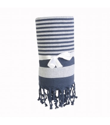 SERVIETTE DE PLAGE STYLE FOUTA - 1842305