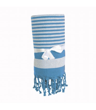 SERVIETTE DE PLAGE STYLE FOUTA - 1842305