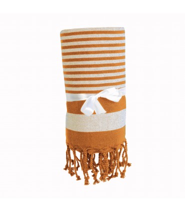 SERVIETTE DE PLAGE STYLE FOUTA - 1842305