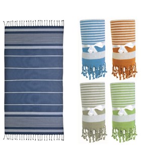 SERVIETTE DE PLAGE STYLE FOUTA - 1842305