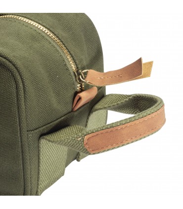 Trousse de toilette en toile recyclée