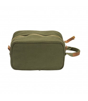 Trousse de toilette en toile recyclée