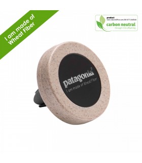 SUPPORT VOITURE AIMANTE POUR SMARTPHONE EN FIBRE DE BLE - BND400 ALLO