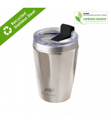 MUG DOUBLE PAROI ACIER RECYCLE 330 ML - BND886 CALYPSO