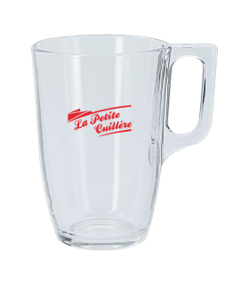 Mug en verre 40 cl français