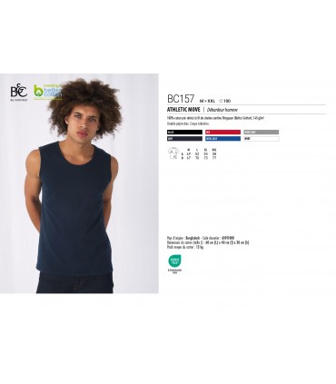 DEBARDEUR HOMME ECO-RESPONSABLE - BC157