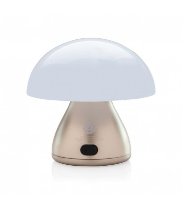 Lampe de table LED rechargeable USB en plastique recyclé RCS personnalisable