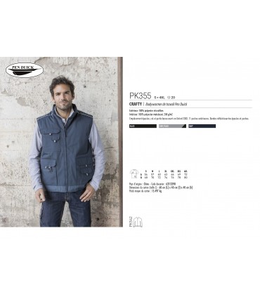 BODYWARMER DE TRAVAIL - PK355