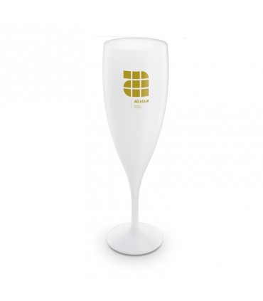Flute à champagne plastique réutilisable 14cl