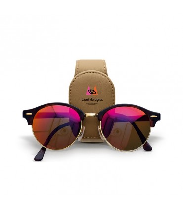 SUPPORT LUNETTE POUR PARE-SOLEIL DE VOITURE - AMO2472