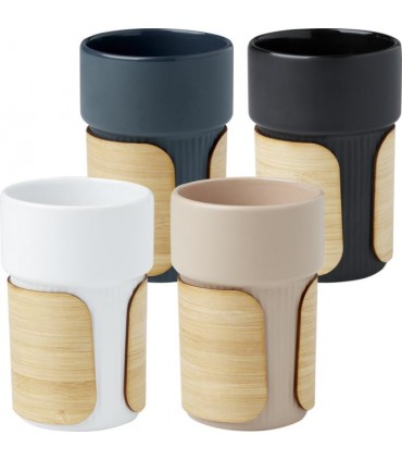 GOBELET AVEC MANCHETTE EN BAMBOU FIKA - 10080900
