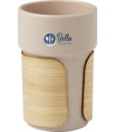 GOBELET AVEC MANCHETTE EN BAMBOU FIKA - 10080900