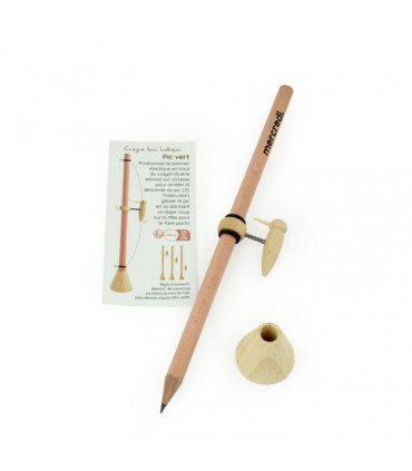 CRAYON BOIS LUDIQUE PIC VERT - IDR134