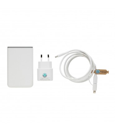 SET BATTERIE CÂBLE ET CHARGEUR 20W EN PET RECYCLÉ RCS SURGE - P301.2601
