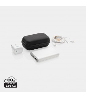 SET BATTERIE CÂBLE ET CHARGEUR 20W EN PET RECYCLÉ RCS SURGE - P301.2601