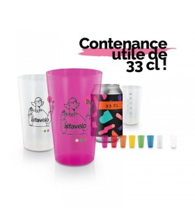 GOBELET PLASTIQUE REUTILISABLE 33cl - PICUP39