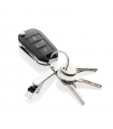 PORTE-CLES DECAPSULEUR EN ALLIAGE DE ZINC RECYCLE RCS - P191.6002