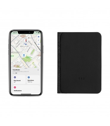 PORTE-PASSEPORT EN RCS AVEC GÉOLOCALISATION TRACKMATE - P301.5601