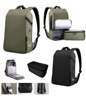 Sac à dos connecté avec sac isotherme recyclé