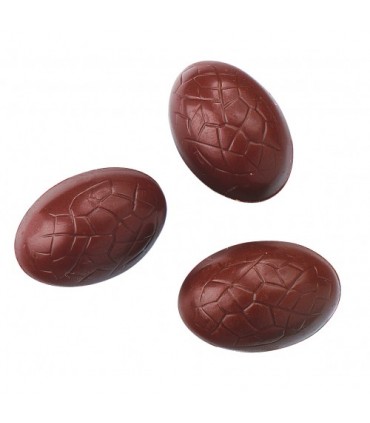 Pochette 2 Oeufs Lait ou noir Praliné personnalisée