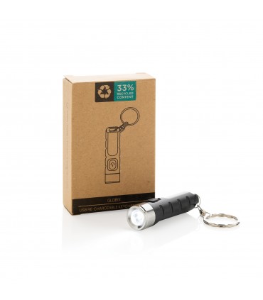PORTE-CLES LAMPE TORCHE CHARGE USB GLOBIX - P514.0201